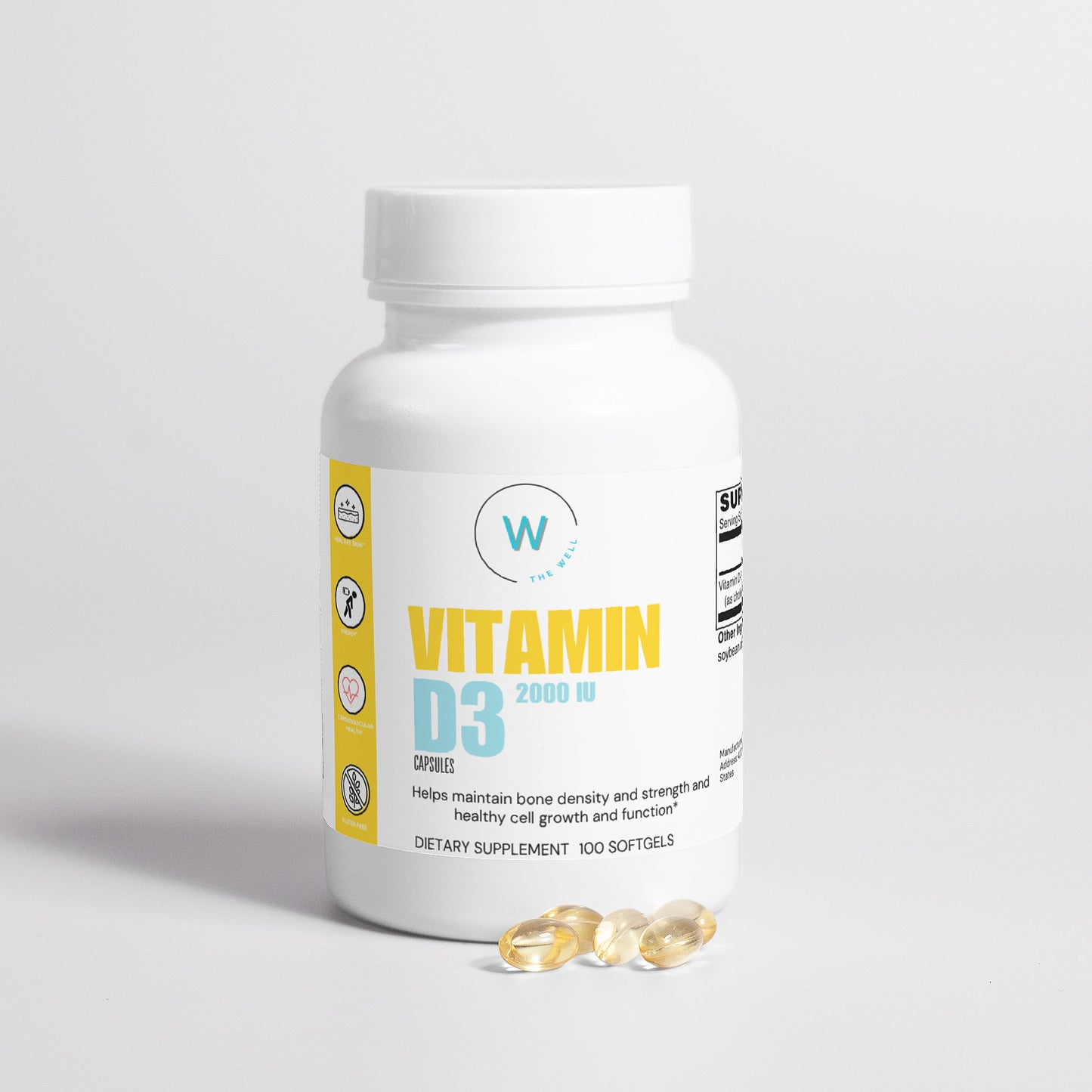 Vitamin D3 2,000 IU